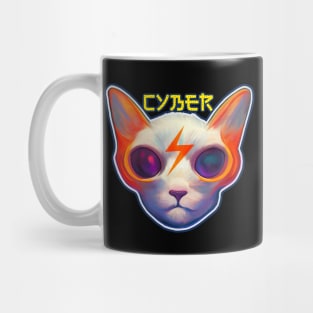 Cyber cat Mug